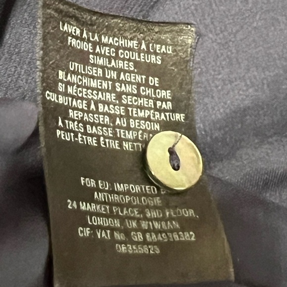 Maeve Anthropologie Tiled Amethyst Smoked Dress With Pockets size L - Picture 14 of 15